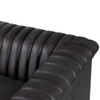 Watson  Palermo Black Leather Sofa