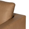 Dom Nantucket Taupe Leather Sofa 97"