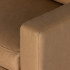 Dom Nantucket Taupe Leather Sofa 97"