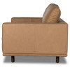 Dom Nantucket Taupe Leather Sofa 97"