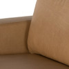 Dom Nantucket Taupe Leather Sofa 97"