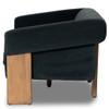 Cairo Modern Velvet Smoke Sofa 90"