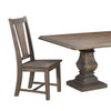 Nimes 98" Solid Wood Dining Table in Weathered Mango