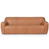 Ericksen Palermo Cognac Leather Sofa 94"