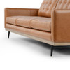 Lexi Sonoma Butterscotch Leather Sofa 99"