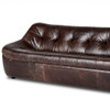 Farley Conroe Cigar Leather Sofa 106"