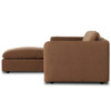 Ingel 3-Piece Sectional With Ottoman 115"