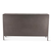 Brooklyn 55" Gunmetal and Brass Sideboard