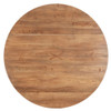 Bern 60" Round Dining Table Smoked Acacia