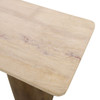 Breton 72" Console Table with Travertine in Walnut