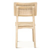 Casablanca 18" Dining Chair in Natural White