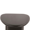 Helsinki 26" Mango Wood Side Table Black