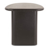 Helsinki 26" Mango Wood Side Table Black