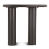 Helsinki 26" Mango Wood Side Table Black