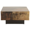 Manchester 35" Coffee Table in Oxidized Copper