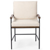Crete Savile Flax Dining Armchair