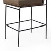 Crete Fiqa Boucle Cocoa Bar Stool