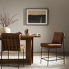 Crete Sierra Butterscotch Leather Counter Stool