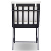 Crete Black Finish Outdoor Dining Chair