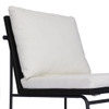 Crete Black Finish Outdoor Dining Chair