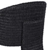 Fae Vintage Coal Woven Outdoor Dining Chair