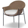 Suerte Arashi Salt Cushion Woven Outdoor Dining Chair