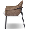 Suerte Arashi Salt Cushion Woven Outdoor Dining Chair