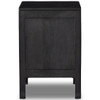 Sydney Black Woven Cane Nightstands