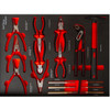 251 Piece Tool Cabinet Complete With Tools, 8 Drawer Red Tool Chest