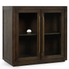 Bradley Oak 2-Door Cabinet 37" - Landmark Brown