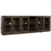 Bradley Oak 6-Door Cabinet 108" - Landmark Brown