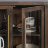 Bradley Oak 6-Door Cabinet 108" - Landmark Brown