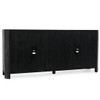 MacArthur 84" Reclaimed Oak 4-Door Cabinet in Antique Black