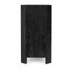 MacArthur 84" Reclaimed Oak 4-Door Cabinet in Antique Black