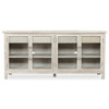 Stuart Oak Wood 4-Door / 4-Drawer Cabinet in White Wash