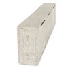 Adrian 103" Reclaimed Wood 4-Door Cabinet in Timeworn Cream