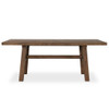 Lazar Reclaimed Oak Rectangular Dining Table 78"