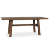 Lazar Reclaimed Oak Rectangular Dining Table 78"