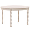 Mackenzie Round 48" White Wash Dining Table