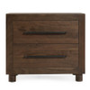 Jackson Acacia Wood 2-Drawer Nightstand 30"