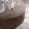 Runa Oak Round Coffee Table 42"