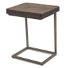 Anna Modern Solid Wood Two-Toned Side Table