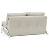 Cubed Full Size Sleeper Sofa Bed With Chrome legs