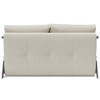 Cubed Queen Size Sleeper Sofa Bed With Chrome Legs