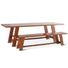 Savannah 80" Acacia Wood Dining Bench Cinnamon Brown
