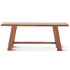 Savannah 60" Acacia Wood Counter Bench Cinnamon Brown