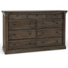 Adelaide 9-Drawer Mango Wood Dresser 70"