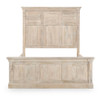 Adelaide Queen Mango Wood Platform Bed in White Wash
