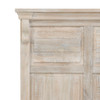 Adelaide Queen Mango Wood Platform Bed in White Wash