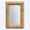 Uttermost Twisted Seagrass Rectangle Mirror